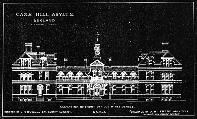 Elevation of Front Offices and Residences